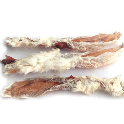 100% Dried Rabbit Ears Natural Dog Food